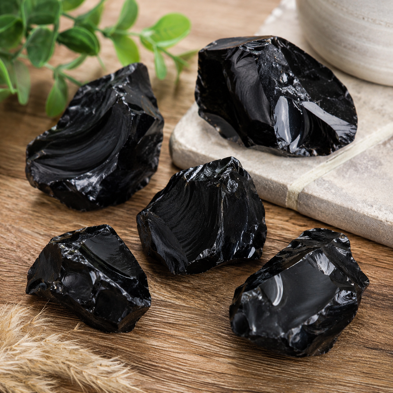Raw Black Obsidian Crystal
